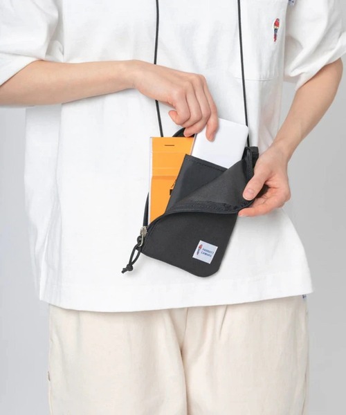 PARROTT CANVAS(パロットキャンバス)の「PARROTT CANVAS/パロットキャンバス ピットポーチ(ショルダーバッグ・レディース・ライトグレー/ブラック/カーキ・FREE)」の8枚目の写真