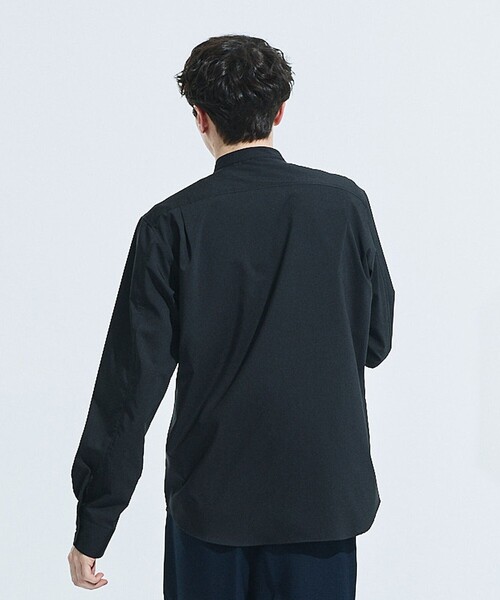 UNITED TOKYO(ユナイテッドトウキョウ)の「プレーンストレッチバンドカラーシャツ(シャツ/ブラウス・メンズ・ホワイト/ブラック/ピンク/ライトグリーン・1/2/3)」の9枚目の写真