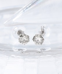 プラチナ ダイヤモンド ピアス 0.5ct UGL鑑別カード付
