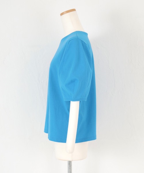 titivate（ティティベイト）の「デザインコクーンスリーブTシャツ（Tシャツ/カットソー・レディース・オフホワイト/オレンジ/ブルー/ブラック/ダークオレンジ/イエロー/グリーン・FREE）」の20枚目の写真