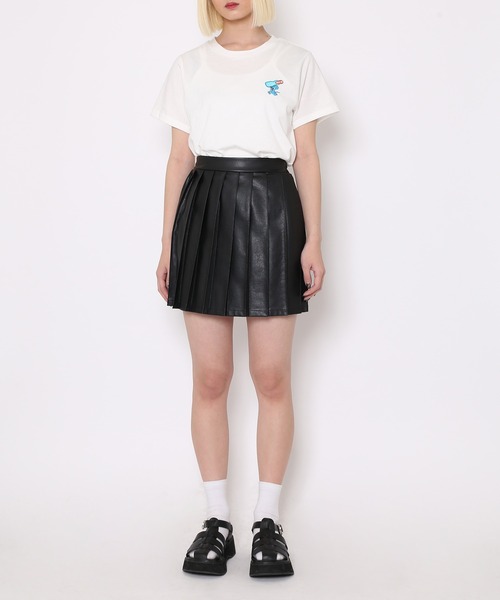 PUNYUS（プニュズ）の「ワンポイントＴ(ラムネ)（Tシャツ/カットソー・レディース・ホワイト/ブラック・1/2/4/3）」の9枚目の写真