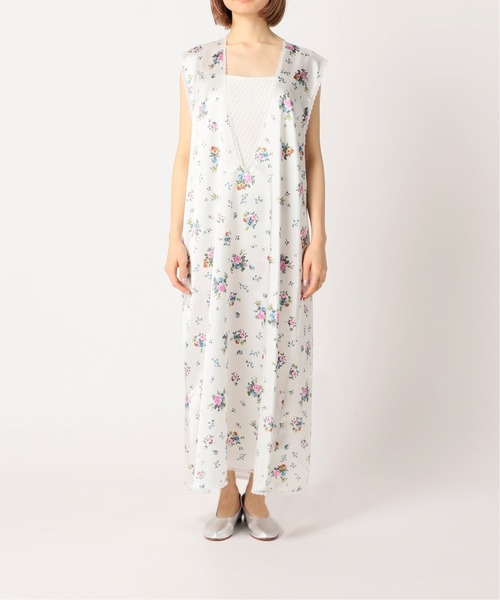 EDIT. FOR LULU（エディットフォールル）の「フラワーサテン Vネック  