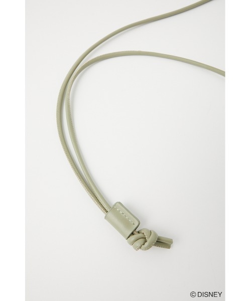 Disney SERIES CREATED by MUS(ディズニーシリーズクリエイテッドバイエムユーエス)の「MD MICKEY ポシェット(ショルダーバッグ・レディース・ブラック/カーキ・FREE)」の4枚目の写真