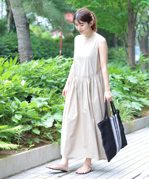 MAISON BENGAL（マイソンベンガル）の「【MAISON BENGAL/メゾンベンガル】ストライプバッグ（トートバッグ・レディース・ブラック/ホワイト・FREE）」の16枚目の写真