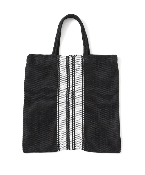 MAISON BENGAL（マイソンベンガル）の「【MAISON BENGAL/メゾンベンガル】ストライプバッグ（トートバッグ・レディース・ブラック/ホワイト・FREE）」の10枚目の写真