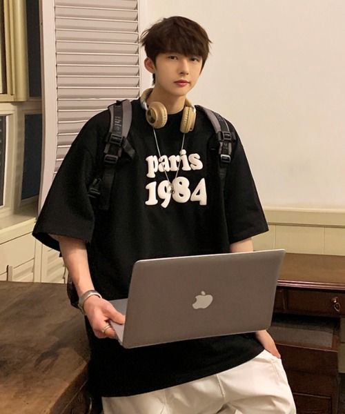 MGV(エムジーヴィー)の「”1984”発砲プリントTシャツ(Tシャツ/カットソー・メンズ・ホワイト/ブラック・MEDIUM/LARGE/X-LARGE)」の12枚目の写真