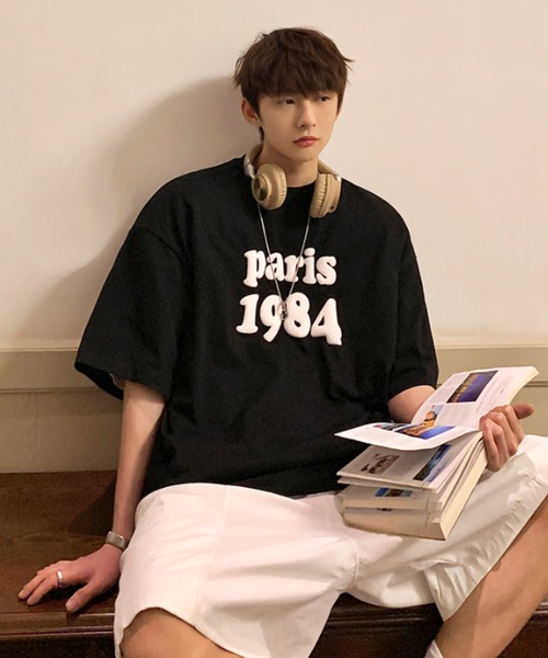 MGV(エムジーヴィー)の「”1984”発砲プリントTシャツ(Tシャツ/カットソー・メンズ・ホワイト/ブラック・MEDIUM/LARGE/X-LARGE)」の7枚目の写真