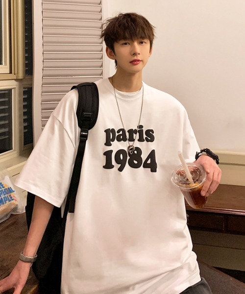 MGV(エムジーヴィー)の「”1984”発砲プリントTシャツ(Tシャツ/カットソー・メンズ・ホワイト/ブラック・MEDIUM/LARGE/X-LARGE)」の10枚目の写真