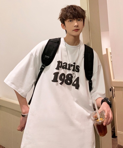 MGV(エムジーヴィー)の「”1984”発砲プリントTシャツ(Tシャツ/カットソー・メンズ・ホワイト/ブラック・MEDIUM/LARGE/X-LARGE)」の4枚目の写真
