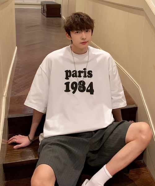 MGV(エムジーヴィー)の「”1984”発砲プリントTシャツ(Tシャツ/カットソー・メンズ・ホワイト/ブラック・MEDIUM/LARGE/X-LARGE)」の6枚目の写真