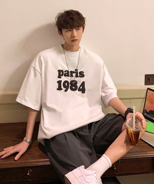 MGV(エムジーヴィー)の「”1984”発砲プリントTシャツ(Tシャツ/カットソー・メンズ・ホワイト/ブラック・MEDIUM/LARGE/X-LARGE)」の15枚目の写真