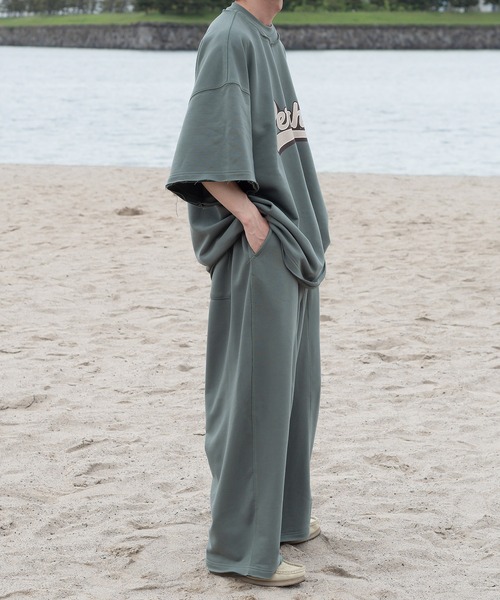 正規品♡裏毛スウェット♡ロゴ上下セット♡ネイビー WEGO トレーナー スウェット WEGO/裏起毛ロゴスウェット上下