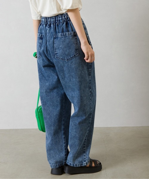 SpRay(スプレイ)の「デニムシェフワイドパンツ(デニムパンツ・レディース・ブラック/サックスブルー/ブルー系その他・SMALL/MEDIUM)」の10枚目の写真