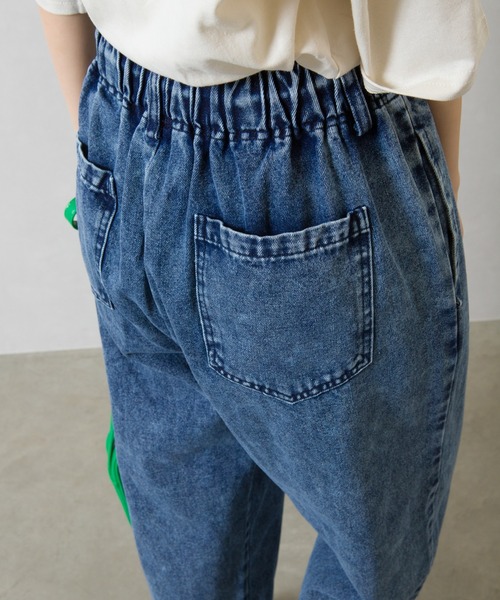 SpRay(スプレイ)の「デニムシェフワイドパンツ(デニムパンツ・レディース・ブラック/サックスブルー/ブルー系その他・SMALL/MEDIUM)」の12枚目の写真