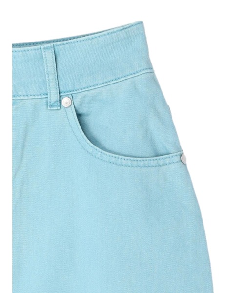 earth music&ecology(アースミュージックアンドエコロジー)の「製品染めスリットタイトスカート(スカート・レディース・オレンジ/オリーブ/ブルー・S/M)」の8枚目の写真