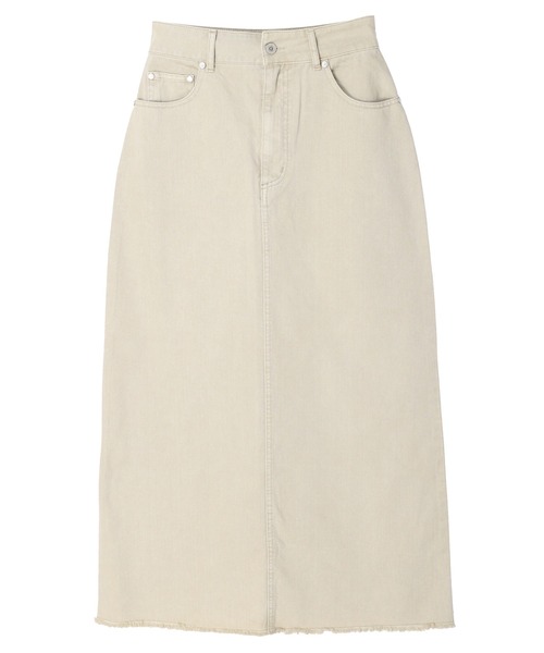 earth music&ecology(アースミュージックアンドエコロジー)の「製品染めスリットタイトスカート(スカート・レディース・オレンジ/オリーブ/ブルー・S/M)」の17枚目の写真