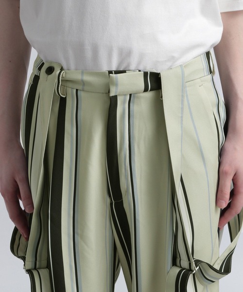 HARE(ハレ)の「サスツキランダムストライプパンツ(HARE)(その他パンツ・メンズ・ブラック/ベージュ/ブラウン/スカイブルー・FREE)」の19枚目の写真