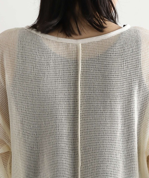 LEPSIM（レプシィム）の「2WAYメッシュプルオーバー 294643（ニット