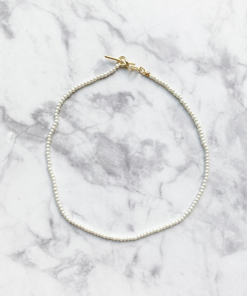 yu-ka（ユーカ）の「YU-KA : パール３WAYネックレス（ネックレス・レディース・ホワイト・FREE）」の5枚目の写真