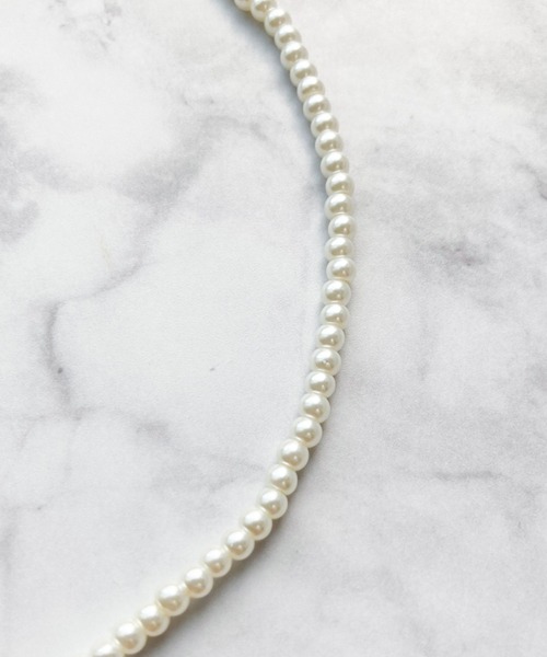 yu-ka（ユーカ）の「YU-KA : パール３WAYネックレス（ネックレス・レディース・ホワイト・FREE）」の2枚目の写真