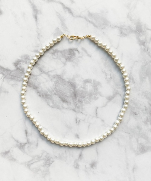 yu-ka（ユーカ）の「YU-KA : パール３WAYネックレス（ネックレス・レディース・ホワイト・FREE）」の4枚目の写真
