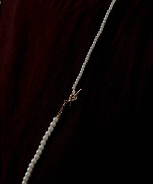 yu-ka（ユーカ）の「YU-KA : パール３WAYネックレス（ネックレス・レディース・ホワイト・FREE）」の14枚目の写真