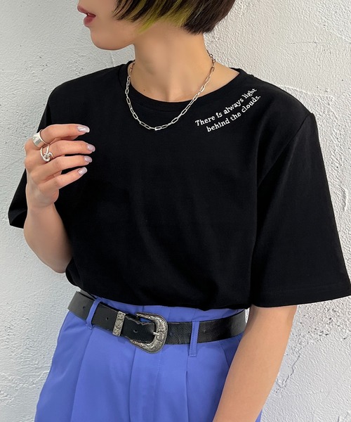 apres jour mignon(アプレジュールミニョン)の「アソートシュエットTシャツ3【ZOZOTOWN限定アイテム】(Tシャツ/カットソー・レディース・グリーン/その他/ホワイト系その他/ブラック系その他/ホワイト系その他2/ホワイト系その他3/ホワイト系その他4/ブラック系その他2/オフホワイト/ピンク/ブルー・X-LARGE/フリー)」の7枚目の写真