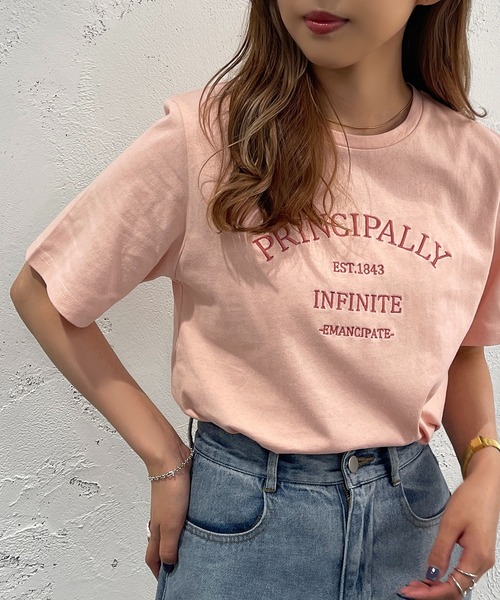 apres jour mignon(アプレジュールミニョン)の「アソートシュエットTシャツ3【ZOZOTOWN限定アイテム】(Tシャツ/カットソー・レディース・グリーン/その他/ホワイト系その他/ブラック系その他/ホワイト系その他2/ホワイト系その他3/ホワイト系その他4/ブラック系その他2/オフホワイト/ピンク/ブルー・X-LARGE/フリー)」の10枚目の写真
