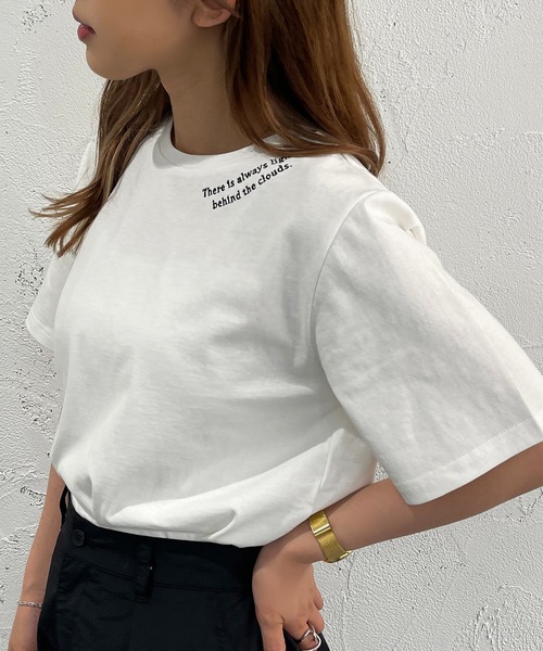 apres jour mignon(アプレジュールミニョン)の「アソートシュエットTシャツ3【ZOZOTOWN限定アイテム】(Tシャツ/カットソー・レディース・グリーン/その他/ホワイト系その他/ブラック系その他/ホワイト系その他2/ホワイト系その他3/ホワイト系その他4/ブラック系その他2/オフホワイト/ピンク/ブルー・X-LARGE/フリー)」の4枚目の写真