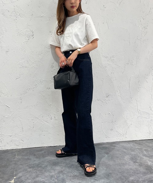 apres jour mignon(アプレジュールミニョン)の「アソートシュエットTシャツ3【ZOZOTOWN限定アイテム】(Tシャツ/カットソー・レディース・グリーン/その他/ホワイト系その他/ブラック系その他/ホワイト系その他2/ホワイト系その他3/ホワイト系その他4/ブラック系その他2/オフホワイト/ピンク/ブルー・X-LARGE/フリー)」の15枚目の写真