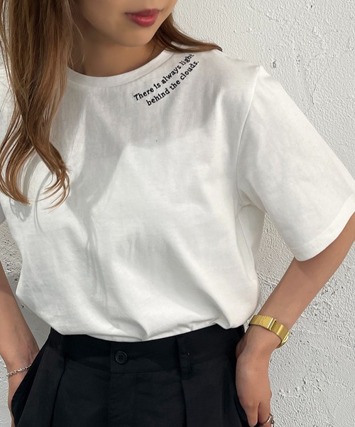 apres jour mignon(アプレジュールミニョン)の「アソートシュエットTシャツ3【ZOZOTOWN限定アイテム】(Tシャツ/カットソー・レディース・グリーン/その他/ホワイト系その他/ブラック系その他/ホワイト系その他2/ホワイト系その他3/ホワイト系その他4/ブラック系その他2/オフホワイト/ピンク/ブルー・X-LARGE/フリー)」の21枚目の写真