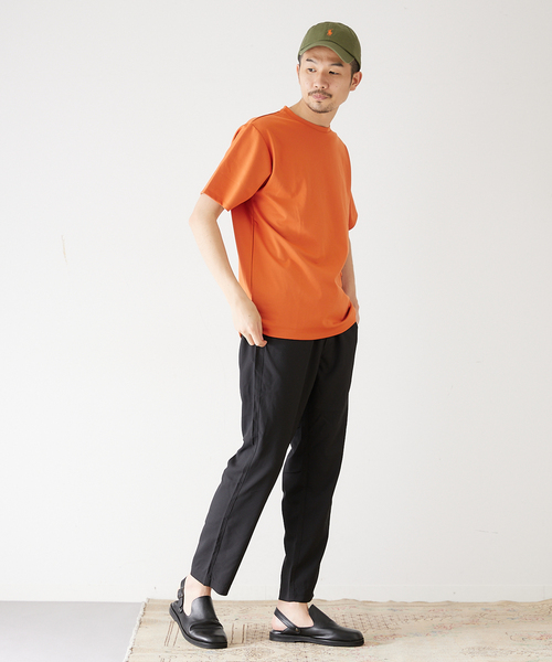 417 EDIFICE（フォーワンセブンエディフィス）の「【ウーリーオックス】アンクル イージーパンツ（その他パンツ・メンズ・チョコ/アイボリー/ネイビー/ブラック/オレンジ・MEDIUM/LARGE/SMALL）」の6枚目の写真