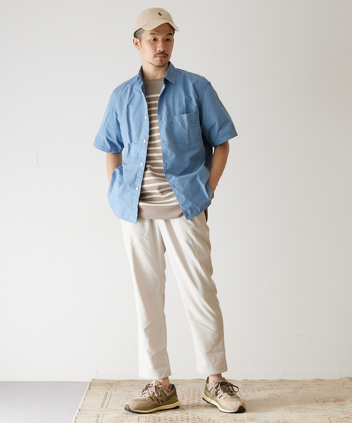 417 EDIFICE（フォーワンセブンエディフィス）の「【ウーリーオックス】アンクル イージーパンツ（その他パンツ・メンズ・チョコ/アイボリー/ネイビー/ブラック/オレンジ・MEDIUM/LARGE/SMALL）」の12枚目の写真