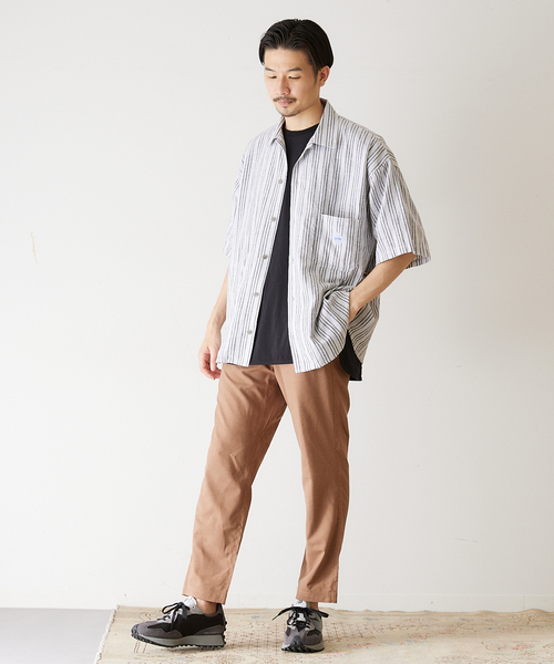 417 EDIFICE（フォーワンセブンエディフィス）の「【ウーリーオックス】アンクル イージーパンツ（その他パンツ・メンズ・チョコ/アイボリー/ネイビー/ブラック/オレンジ・MEDIUM/LARGE/SMALL）」の16枚目の写真