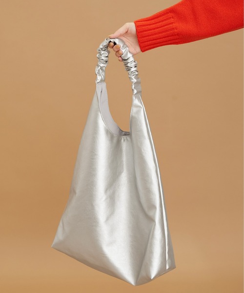 ROPE' PICNIC（ロペピクニック）の「洗えるシャーリングワンハンドルA4トートバッグ（トートバッグ・レディース・ブラック/シルバー/ホワイト系その他6・FREE）」の3枚目の写真