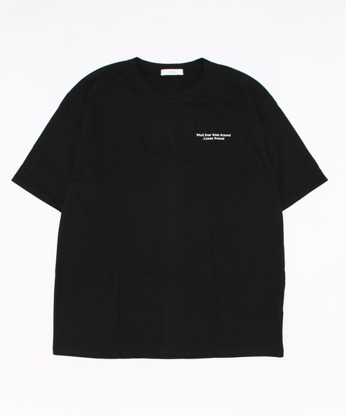 LVEU.（ラブユ.）の「【LVEU.】バックプリントオーバーTシャツ(Aiselect) / トップス Tシャツ オーバー プリント バックプリント グラフィック ブラック ホワイト（Tシャツ/カットソー・レディース・ブラック/ホワイト・FREE）」の7枚目の写真