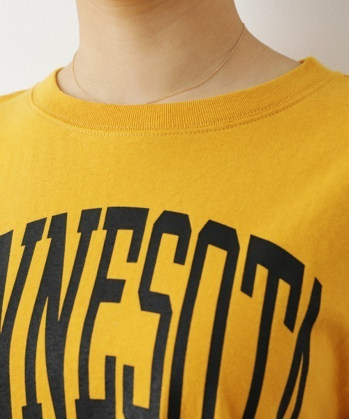 RODEO CROWNS WIDE BOWL（ロデオクラウンズワイドボウル）の「Re likeフレアスリーブトップス（Tシャツ/カットソー・レディース・ブラック/イエロー/ホワイト・FREE）」の22枚目の写真