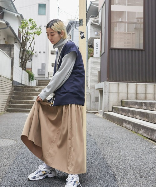 Auntie Rosa Holiday(アンティローザホリデー)の「ラインニットベスト(ベスト・レディース・ネイビー/アイボリー・FREE)」の16枚目の写真