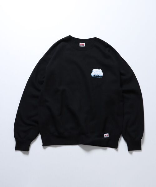 BEN DAVIS/WHITE LABEL(ベンデイビス ホワイトラベル)の「【BEN DAVIS(ベンデイビス)】BUBBLE LOGO CREW NECK SWEAT / ≪NAVAL別注≫ バブルロゴ 発泡 バックプリント クルーネック スウェット(スウェット・メンズ・オフホワイト/グリーン/ブルーグレー/ブラック・X-LARGE/MEDIUM/LARGE)」の18枚目の写真