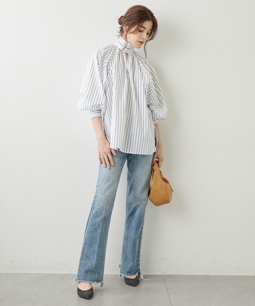 Whim Gazette（ウィムガゼット）の「【2.718】Twistハンドルバッグ（ハンドバッグ・レディース・ブラック/ピンク/キャメル/ベビーピンク/シャンパン・FREE）」の7枚目の写真