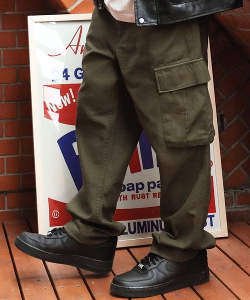 ８(eight)（エイト）の「ツイルカーゴパンツ（カーゴパンツ・メンズ・ベージュ/ブラック/オリーブ・X-LARGE/LARGE/MEDIUM）」の4枚目の写真