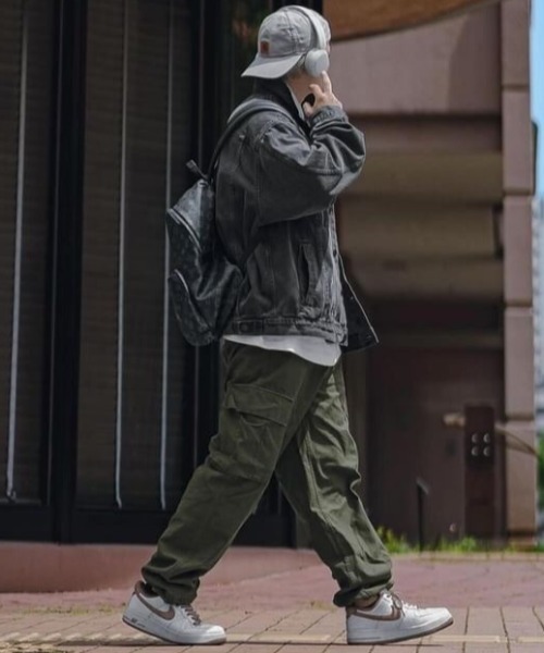８(eight)（エイト）の「ツイルカーゴパンツ（カーゴパンツ・メンズ・ベージュ/ブラック/オリーブ・X-LARGE/LARGE/MEDIUM）」の5枚目の写真