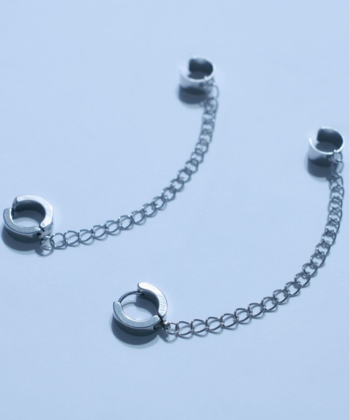 Ellno Loset(エルノロゼット)の「チェーンイヤカフ(イヤーカフ・メンズ・A/B・FREE)」の7枚目の写真