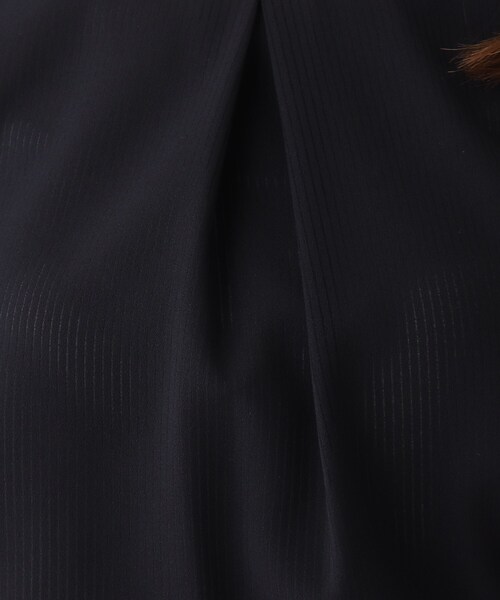 index(インデックス)の「◆シアーストライプブラウス【WEB限定サイズ】(シャツ/ブラウス・レディース・ネイビー/ボルドー/オフホワイト/ピンクベージュ・38/40/42/36)」の21枚目の写真