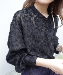 CORNERS | シアーフラワーブラウス(シャツ/ブラウス)