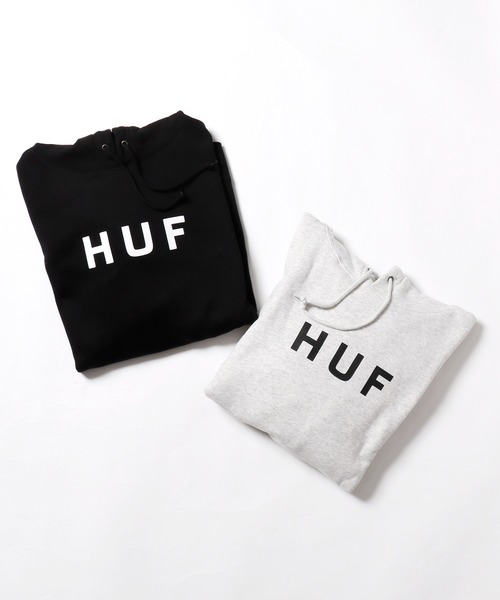 HUF（ハフ）の「HUF/ハフ  ESSENTIALS OG LOGO PO パーカー（パーカー・メンズ・アッシュグレー/ブラック・L/M/XL）」の17枚目の写真