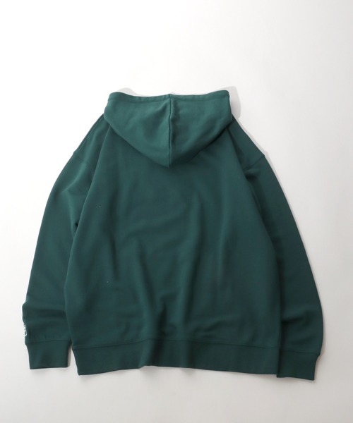 FILA（フィラ）の「FILA（フィラ）サガラワッペン刺繍カレッジロゴスウェットパーカー/フーディー（パーカー・メンズ・スミクロ/ダークグリーン/ネイビー/アッシュグレー・M/L/LL）」の8枚目の写真