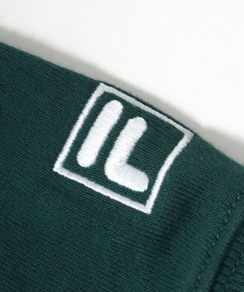 FILA（フィラ）の「FILA（フィラ）サガラワッペン刺繍カレッジロゴスウェットパーカー/フーディー（パーカー・メンズ・スミクロ/ダークグリーン/ネイビー/アッシュグレー・M/L/LL）」の15枚目の写真