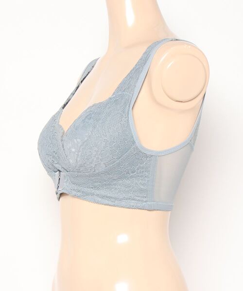 SNIDEL HOME(スナイデルホーム)の「レースプッシュアップナイトブラ(ナイトブラ・レディース・ピンク/ブルー/モカ・1/2/0)」の5枚目の写真