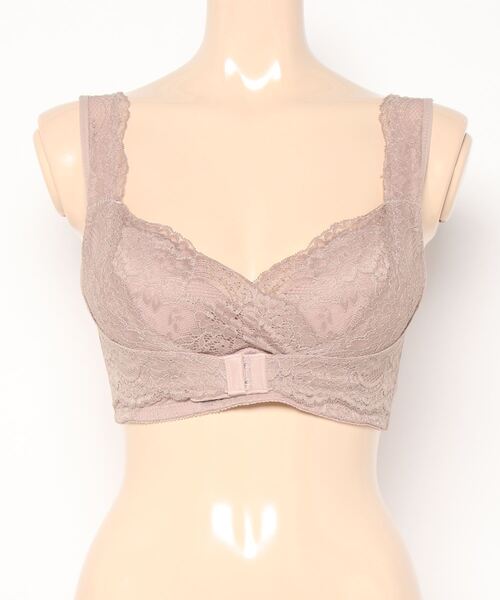 SNIDEL HOME(スナイデルホーム)の「レースプッシュアップナイトブラ(ナイトブラ・レディース・ピンク/ブルー/モカ・1/2/0)」の18枚目の写真